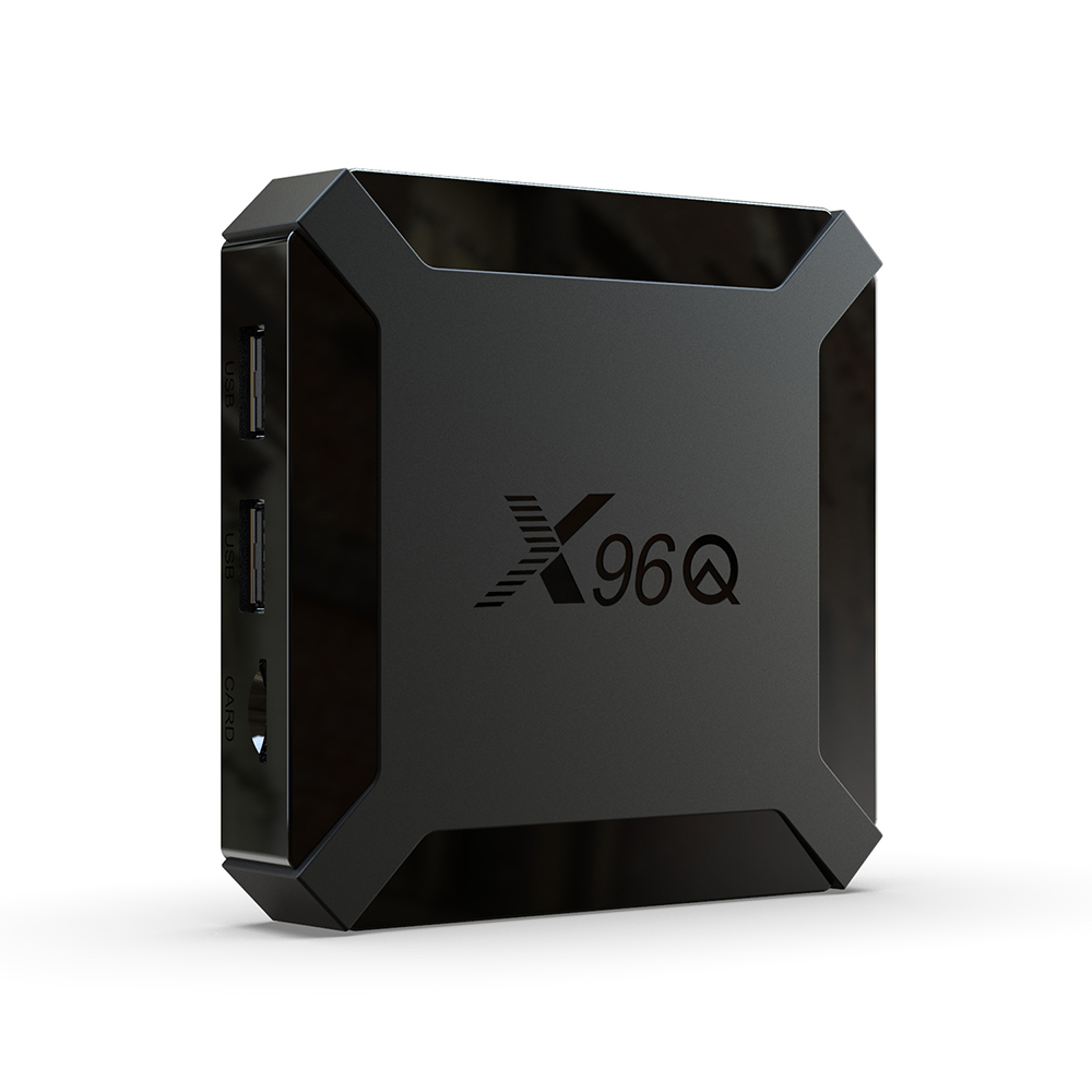 X96Q Android 10.0 TV Box Allwinner H313 Quad Core Smart TV BOX 2GB 16GB 2.4GHz WiFi Media Player Mini X96 Android Set-Top Box