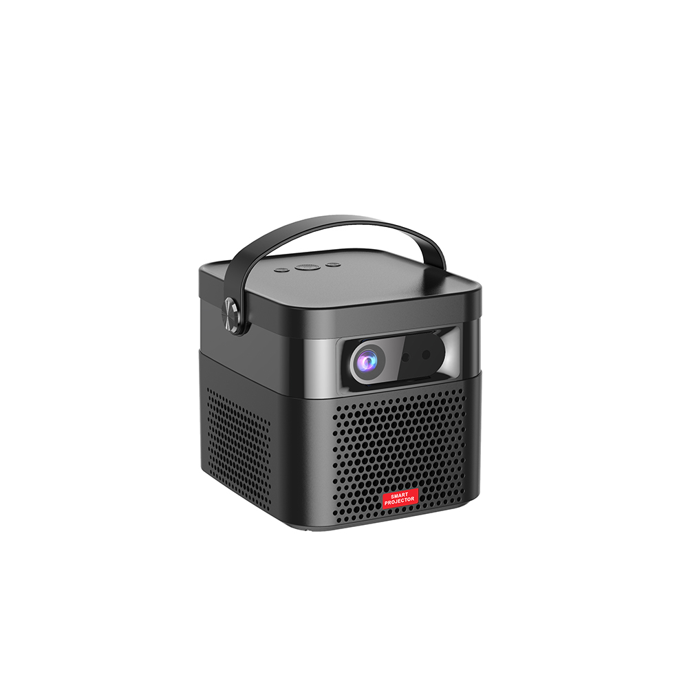 P5 DLP Projector Wireless Screen Mirroring Support 3D Movie Mini Projector Built-in Large 15600mAh Battery