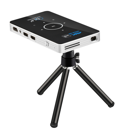 Enjoyable P6 Mini Projector DLP Android 9.0 WiFi Wireless Portable Movie Home Cinema For Smartphone Miracast Airplay