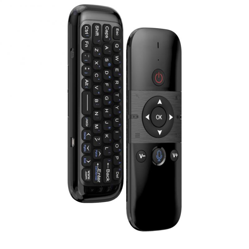 M8 Voice Remote control Air Mouse 2.4G Mini Wireless Keyboard IR learning Gyro Sensing lithium battery For android tv box
